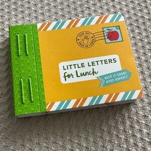 Little letters for lunch! New!